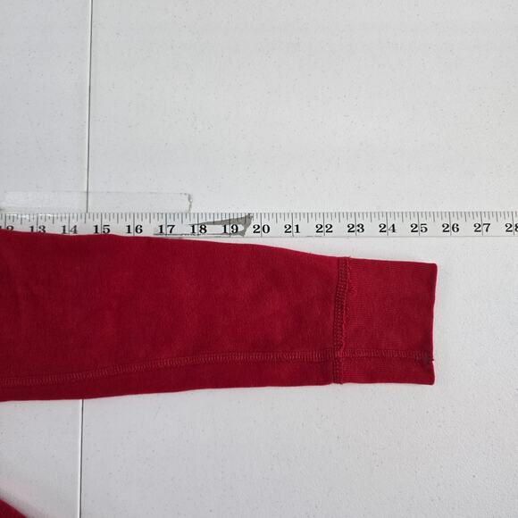 VTG Abercrombie sweater hoodie womens M pocket red 7034 - Picture 5 of 8